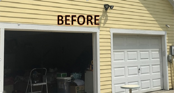 Double Garage - Before