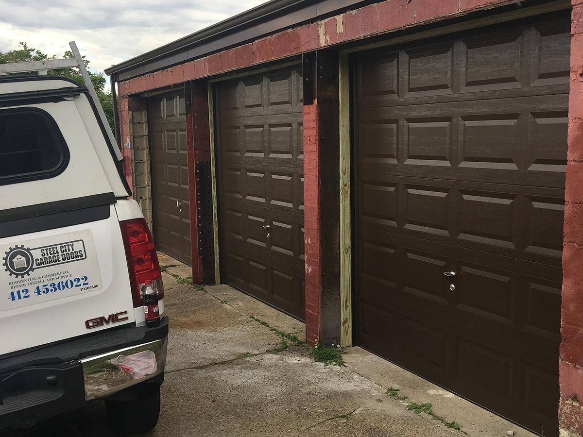 Three Garage Doors